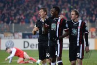Fussball DFB Pokal Achtelfinale 13/14 : JUBEL 1. FC Kaiserslautern