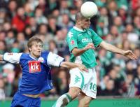 Fussball 1. Bundesliga: Werder - Rostock
