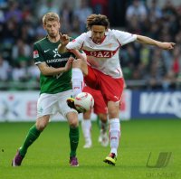 Fussball: 1. Bundesliga Saison 2010/2011: SV Werder Bremen - VfB Stuttgart