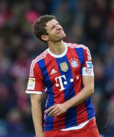 FUSSBALL 1. Bundesliga 2014/2015:  Thomas Mueller (FC Bayern Muenchen)