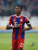 Fussball 1. Bundesliga Saison 14/15: David Alaba (FC Bayern Muenchen)