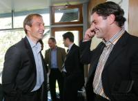 Gespraech der sportlichen Leitung der deutschen Fussball-Nationalmannschaft