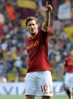 FUSSBALL SERIE A: Francesco Totti (AS Rom)