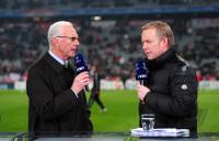 FUSSBALL  International CHL 09/10 : FFranz Beckenbauer (FCB) im Interview mit Johannes B. Kerner