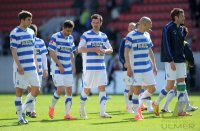 Fussball 2. Bundesliga:  Enttaeuschung nach dem Spiel MSV Duisburg