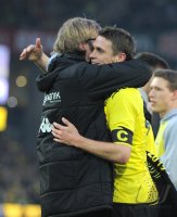 Fussball 1. Bundesliga :  Trainer Juergen Klopp (li,) mit Sebastian Kehl (Borussia Dortmund)