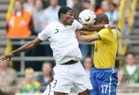 Fussball WM 2006: Achtelfinale Brasilien - Ghana