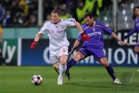 FUSSBALL  International CHL 09/10 :  AC Florenz - FC Bayern  Muenchen