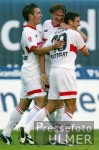 FUSSBALL 1. Bundesliga  Hansa-VfB JUBEL VfB