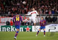 FUSSBALL  International CHL 09/10 : VfB Stuttgart -  FC Barcelona
