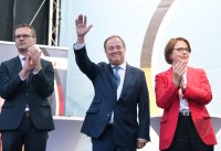 Politik, Bundestagswahl 2021 Wahlkampf CDU; Union-Kanzlerkandidat Armin Laschet