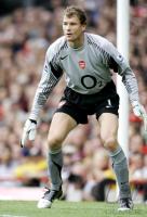 Fussball International: Arsenal, LEHMANN Einzelaktion am Ball