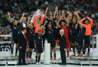 Fussball 1. Bundesliga, Supercup: FC Bayern Muenchen - Borussia Dortmund