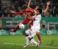 FUSSBALL  DFB POKAL SAISON  11/12  HALBFINALE: Gladbach - FC Bayern Muenchen