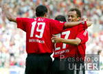 FUSSBALL 1. Bundesliga  Leverkusen - Hannover, Jubel