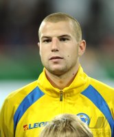 Fussball International  U 21 Laenderspiel: Torwart Tino Divkovic (Bosnien und Herzegowina)