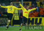 Fussball 1. Bundesliga: Dortmund - Frankfurt, BVB Jubel n. 2:0