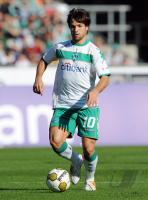 FUSSBALL 1. BUNDESLIGA: Werder Bremen, DIEGO Einzelaktion