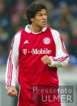 Fussball 1. Bundesliga: Schalke - Bayern, Ballack enttaeuscht