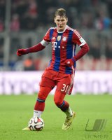 Fussball 1. Bundesliga Saison 14/15: Bastian Schweinsteiger (FC Bayern Muenchen)
