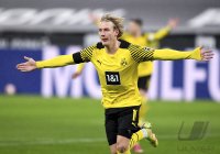 Fussball 1. Bundesliga Saison 21/22: Borussia Dortmund - FC Bayern Muenchen
