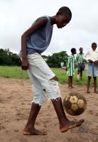 Fussball im Armenviertel Umlazi bei Durban