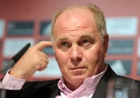 Basketball 1. Bundesliga 2011/2012:  Praesident Uli Hoeness (FC Bayern Muenchen)