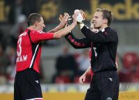 Fussball 1. Bundesliga: Koeln - Hannover, Jubel ENKE