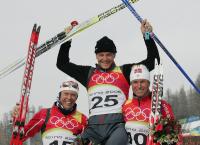 Olympische Spiele 2006 Turin  Sven Fischer (GER) gewinnt Gold