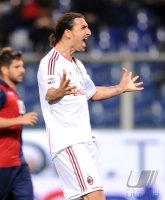 FUSSBALL SERIE A:  Zlatan Ibrahimovic (AC Mailand)