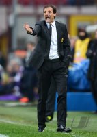 FUSSBALL SERIE A:  Trainer Massimilliano Allegri (AC Mailand)