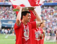 Fussball 1.Bundesliga JUBEL  FC Bayern Muenchen