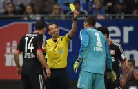Fussball, 1. Bundesliga  Saison 2014/2015: Hamburger SV - Bayer 04 Leverkusen