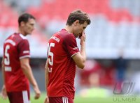 Fussball 1. Bundesliga Saison 21/22: Teampraesentation FC Bayern Muenchen