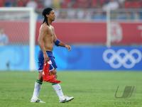 FUSSBALL  Olympia 2008   Vorrunde  Maenner   Brasilien - Belgien