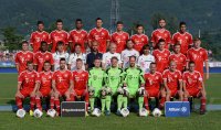 FUSSBALL 1. Bundesliga 13/14: Teambild FC Bayern Muenchen