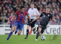Fussball Champions League  Saison 2010/2011: FC Basel - FC Bayern  Muenchen