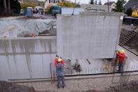 Neubau Wohnhaus, Fertigkeller