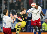 Fussball 1. Bundesliga: Hamburg - Dortmund, Zweikampf