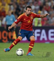 Fussball International Europameisterschaft 2012: Spanien - Frankreich