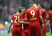 Fussball 1. Bundesliga, Saison 2012/2013:  FC Bayern Muenchen - VFL Wolfsburg