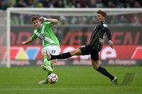 Fussball, 1. Bundesliga  Saison 2014/2015: VfL Wolfsburg - SC Freiburg