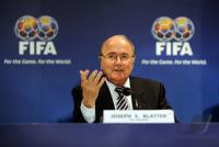 Fussball 58. FIFA Kongress 2008 PK Executive Committee BLATTER