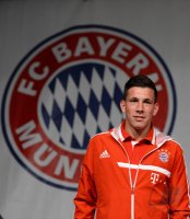 Fussball 1. Bundesliga 2013/2014: Pierre Emile Hojbjerg (FC Bayern Muenchen)