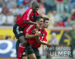 FUSSBALL 1. Bundesliga  Bayer Leverkusen - SC Freiburg Jubel Bayer