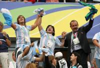 Fussball WM 2006: Argentinien - Serbien Montenegro