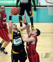 Basketball  1. Bundesliga 2008/2009   Walter Tigers - Brose Basket Bamberg