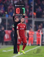Fussball 1. Bundesliga Saison 18/19: FC Bayern Muenchen - SC Freiburg