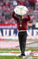 Fussball, 1. Bundesliga  Saison 13/14: JUBEL Trainer Pep Guardiola (FC Bayern Muenchen)