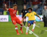 Fussball International Laenderspiel: Schweiz - Brasilien